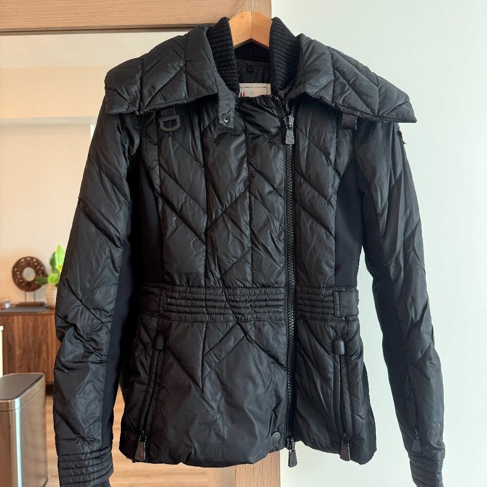 Moncler Grenoble Down Ski Jacket black size 0
